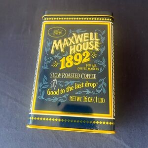 Maxwell House Coffee Tin